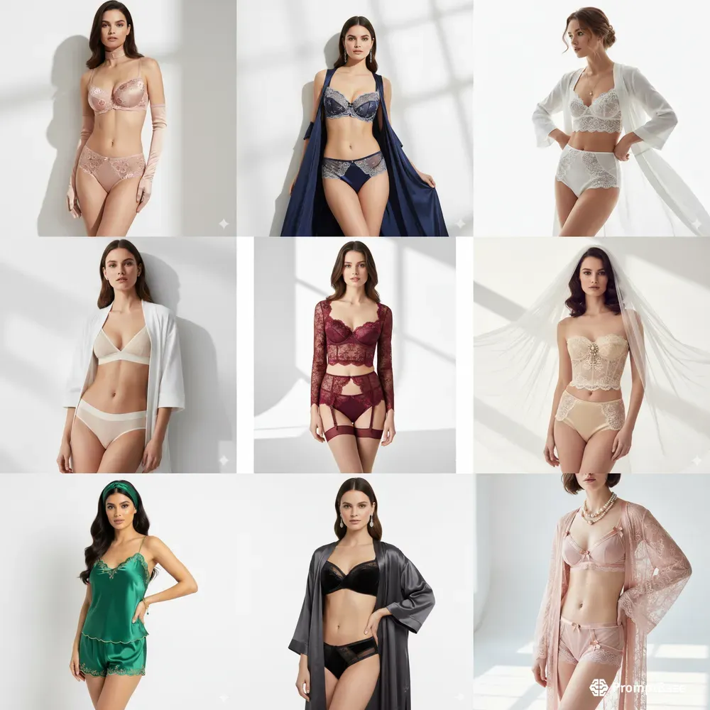 Luxury Lingerie Editorial Photography