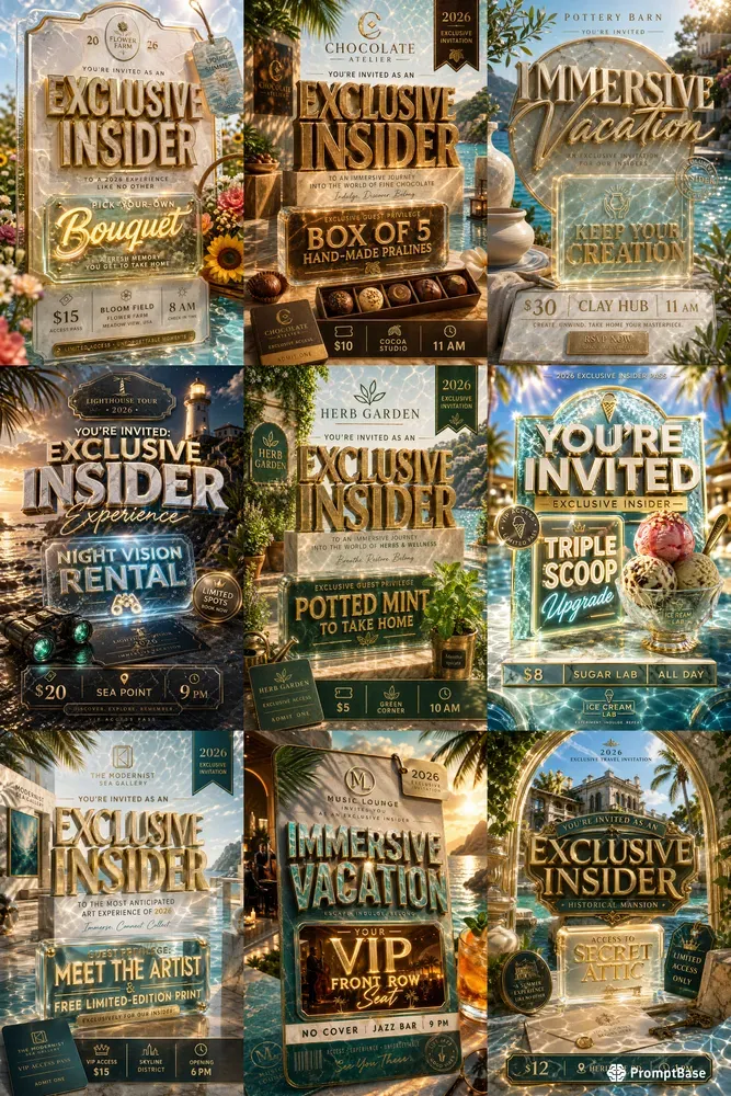 High Conversion Travel Discovery Flyers