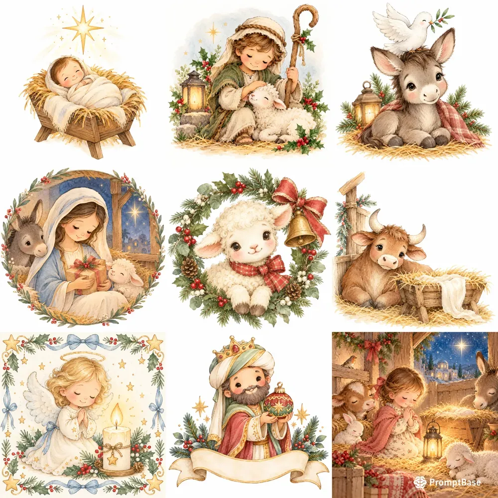 Christmas Nursery Cliparts