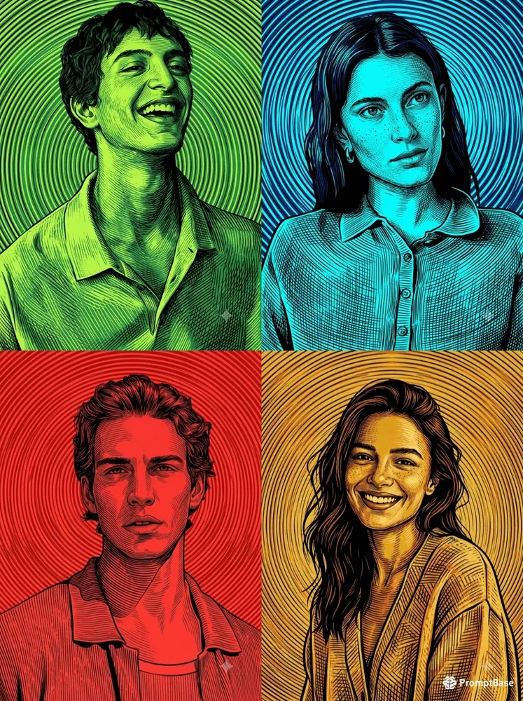 Inkhypnotica Vintage Engraving Portraits
