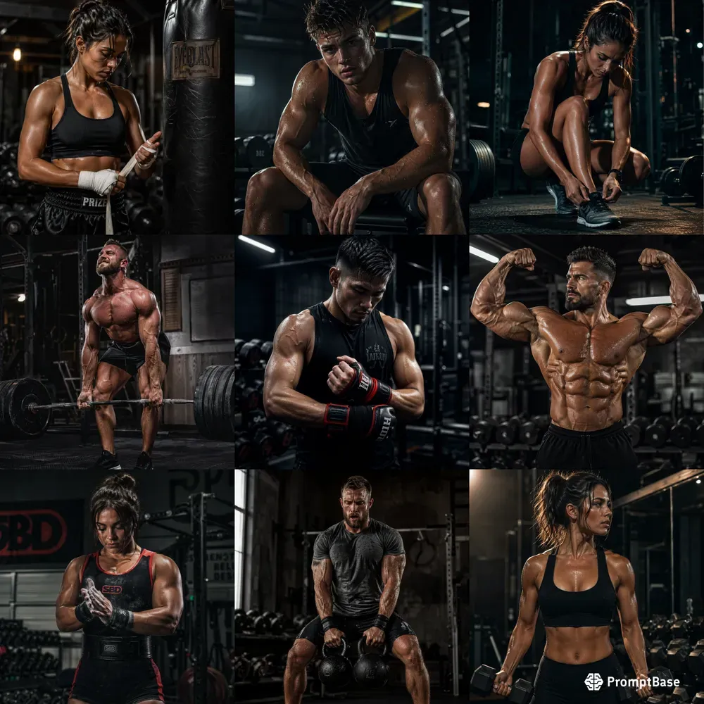 Cinematic Athletic Power Portraits