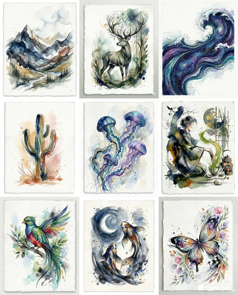 Abstract Ink Flows