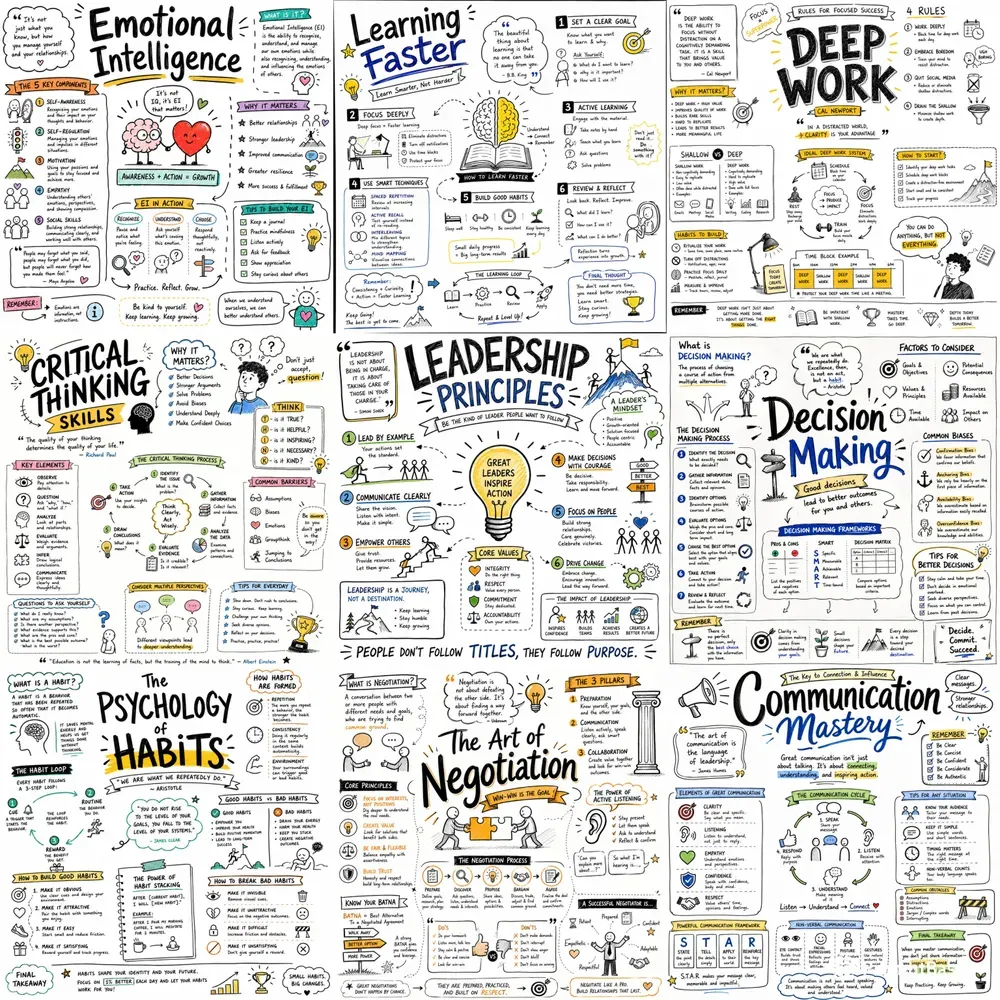 Handdrawn Sketchnote Poster Creators