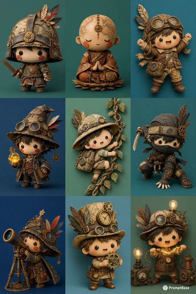 Tactile Assemblage Chibi Masterpieces