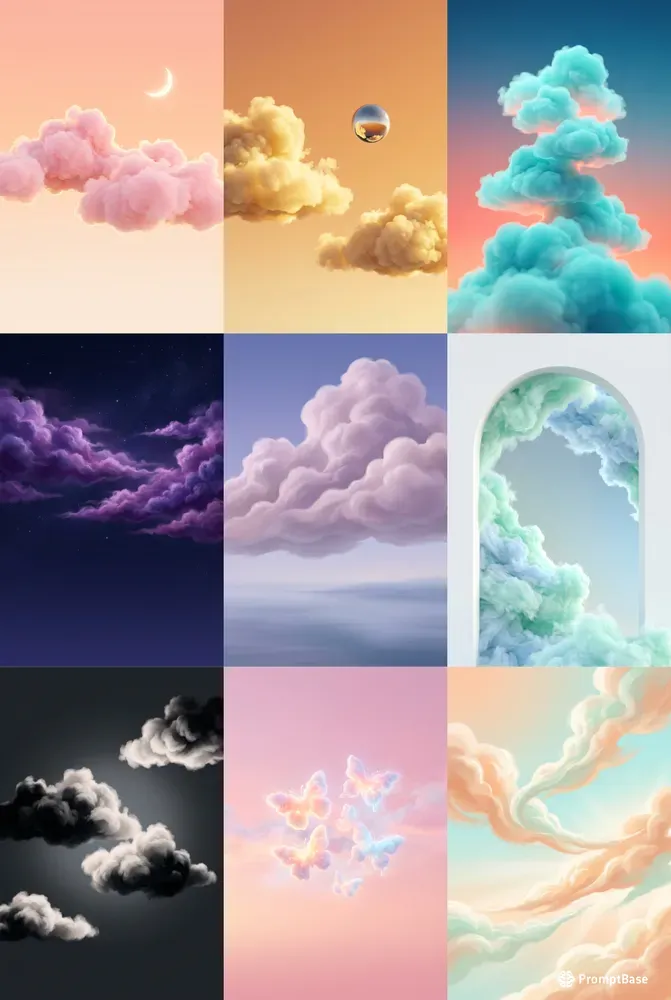 Ethereal Cloud Minimalisms