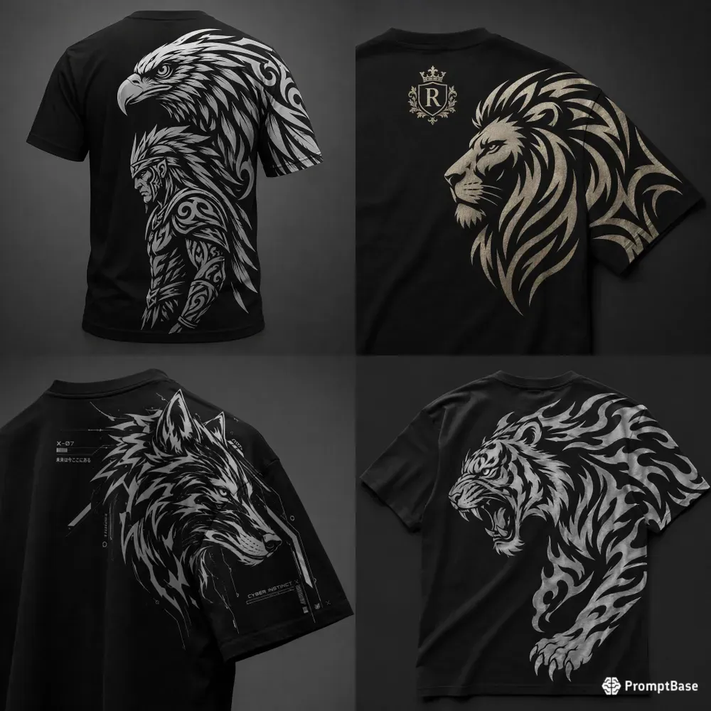 Tribal Animal Tshirt Design Generator