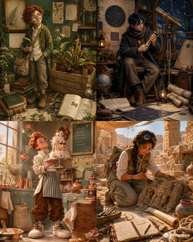Quirky Vintage Wanderer Portraits