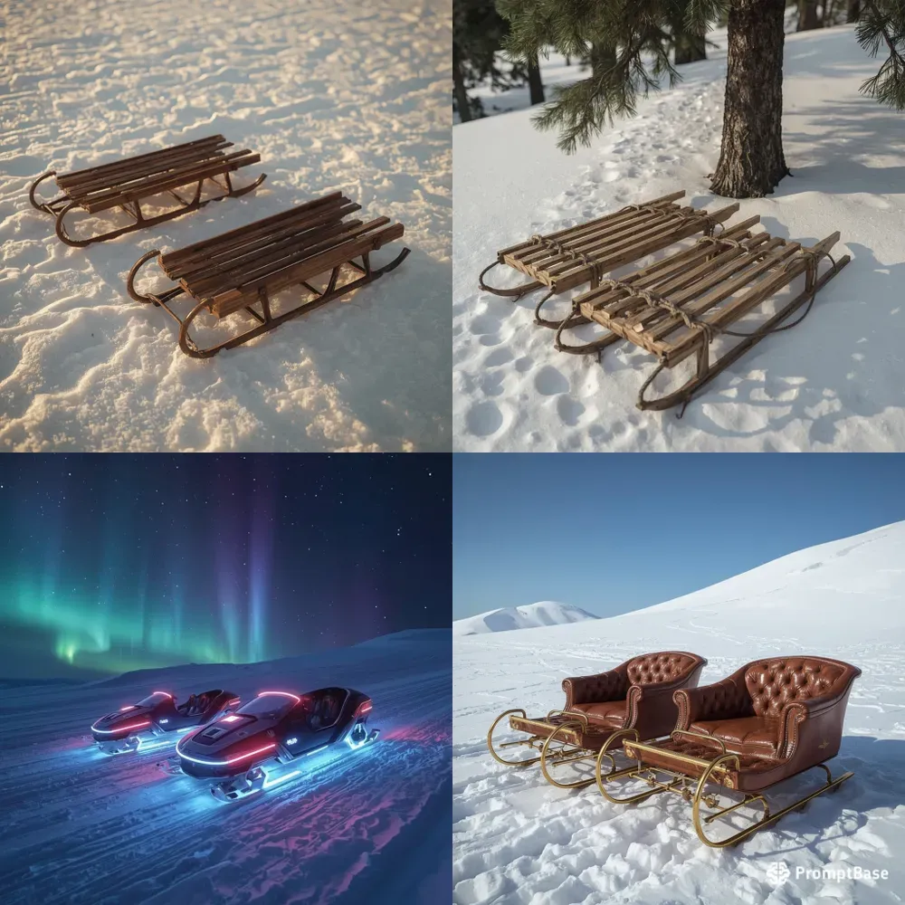 Winter Sleds Collections Lucid Realism