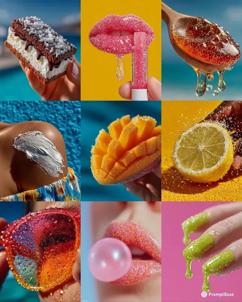 Summer Melt Pop Macro Art