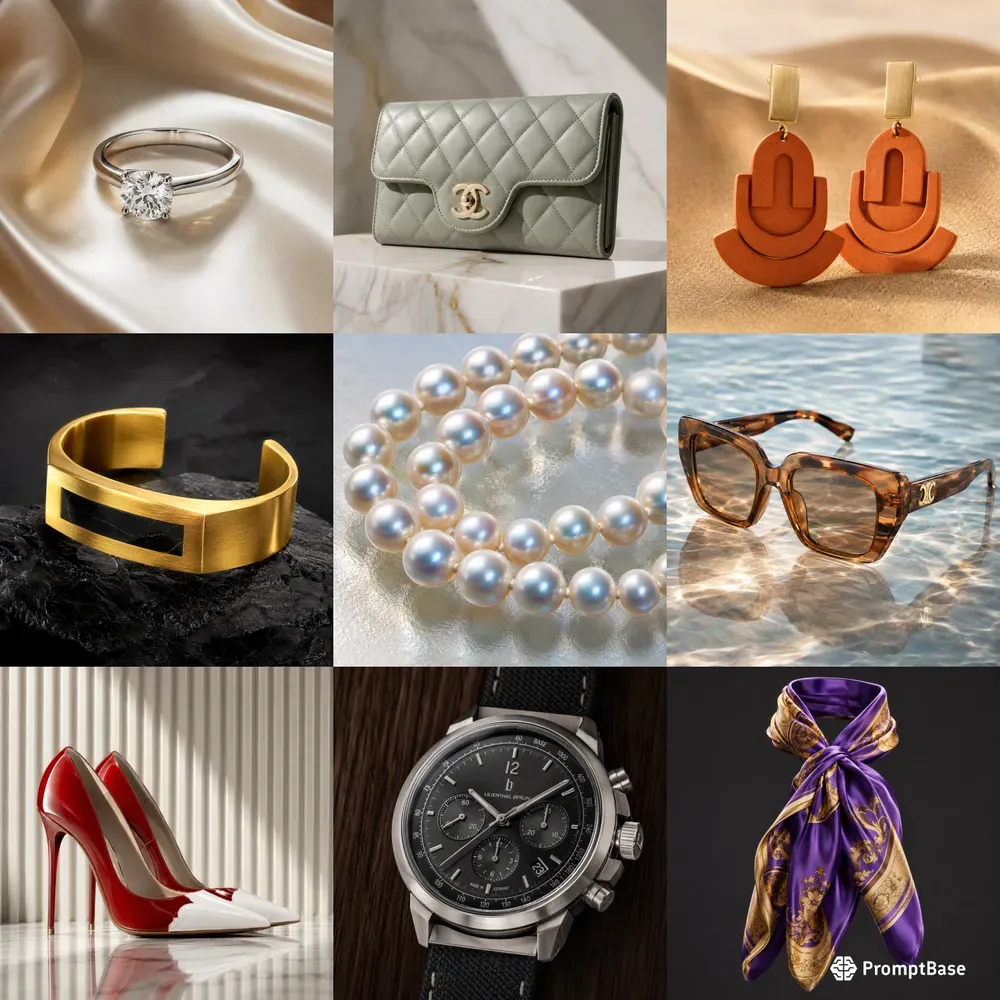 Luxury Boutique Minimalist Products 3D