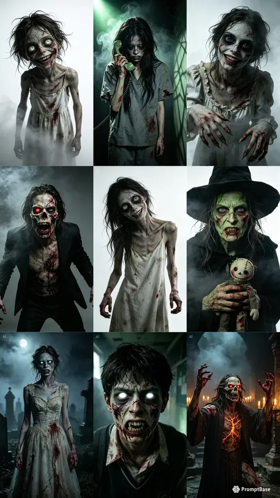 Shocking And Cinematic Horror Portraits