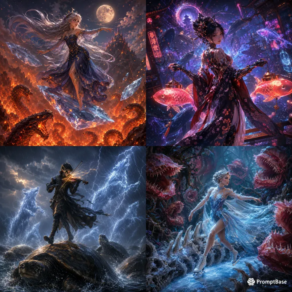 Whimsical Fantasy Peril Art