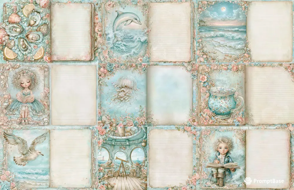 The Sea Oracles Girl Double Pages