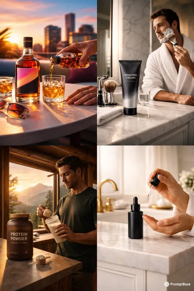 Luxury Lifestyle Brand Ad Scenes