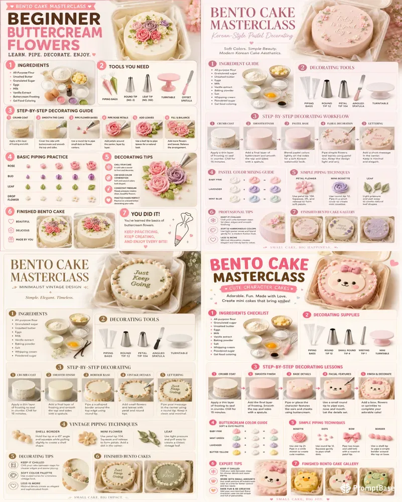 Bento Cake Masterclass Generator