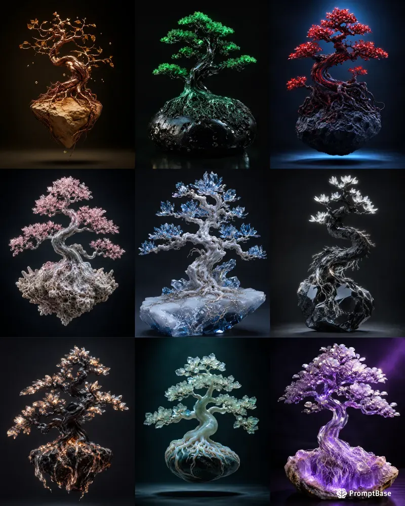 Alien Bonsai Fantasy Art
