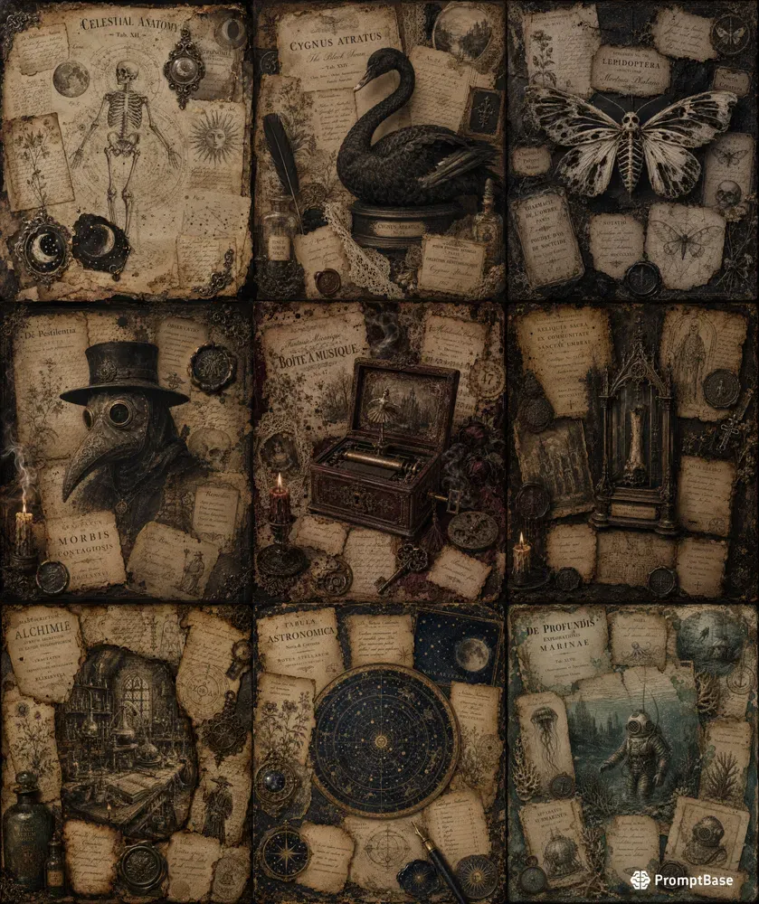Antique Victorian Journal Kits