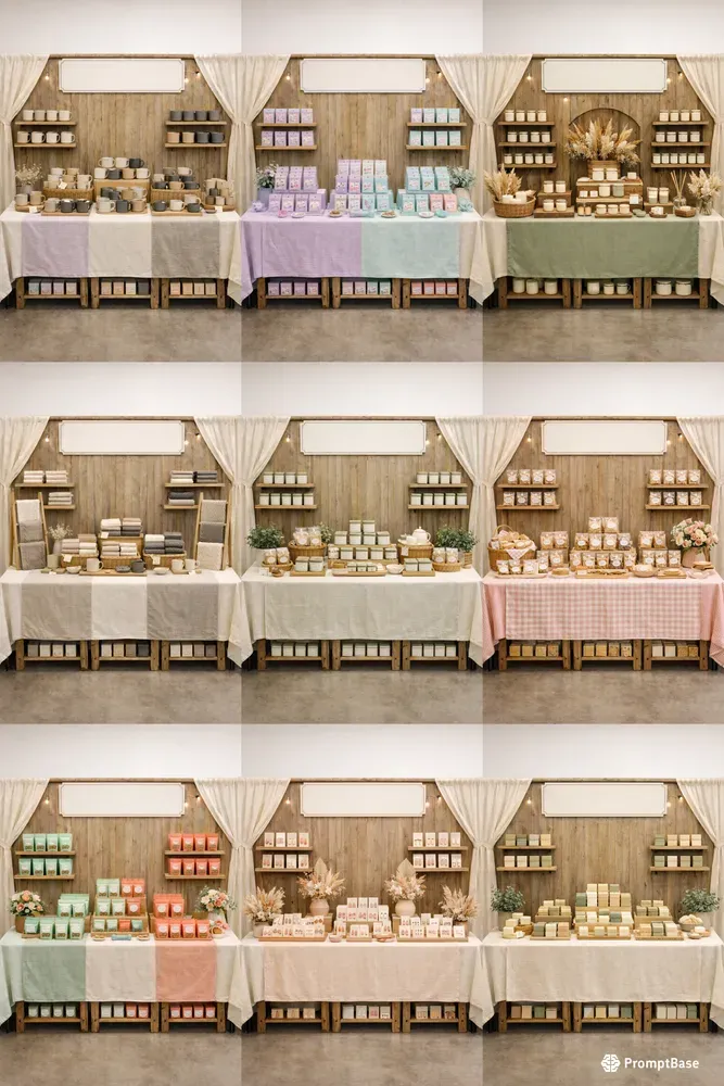 Craft Fair Booth Mockups