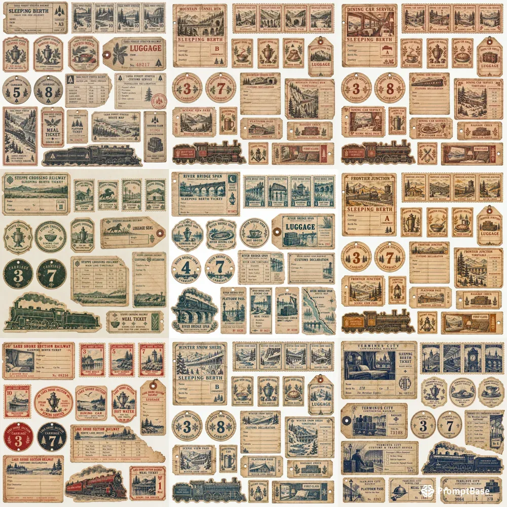 Trans Siberian Railway Ephemera
