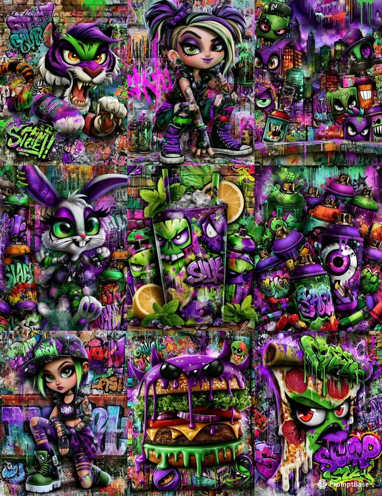 Graffiti Girl Junk Journals