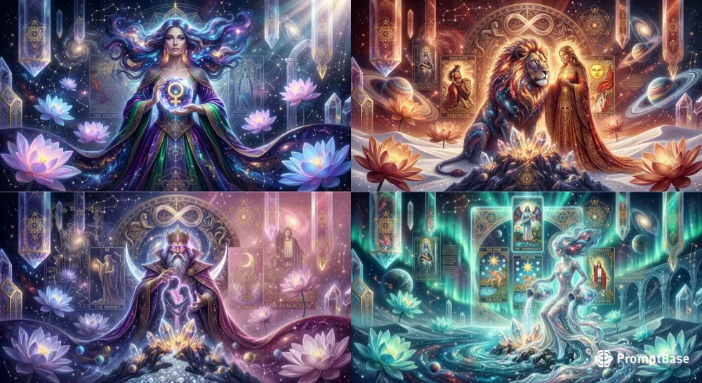 Cosmic Tarot Visions Art Generator