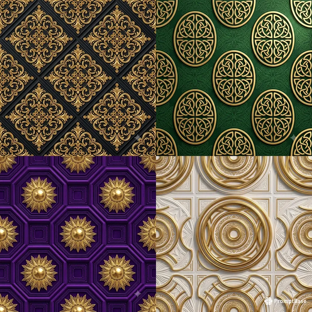Luxury Gold Digital Paper Patterns