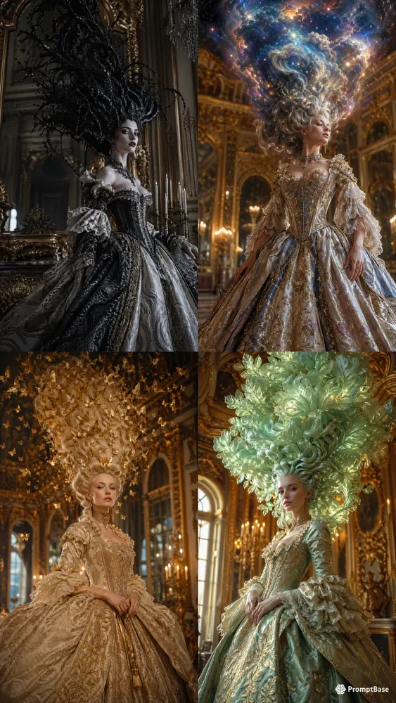 Majestic Rococo Gravitydefying Hair