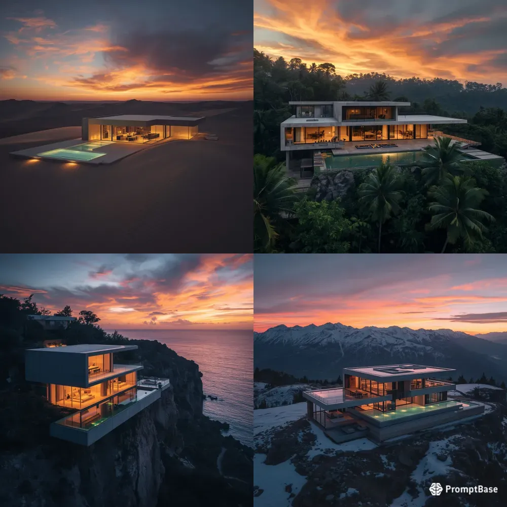 Luxury Futuristic Hightech Villas