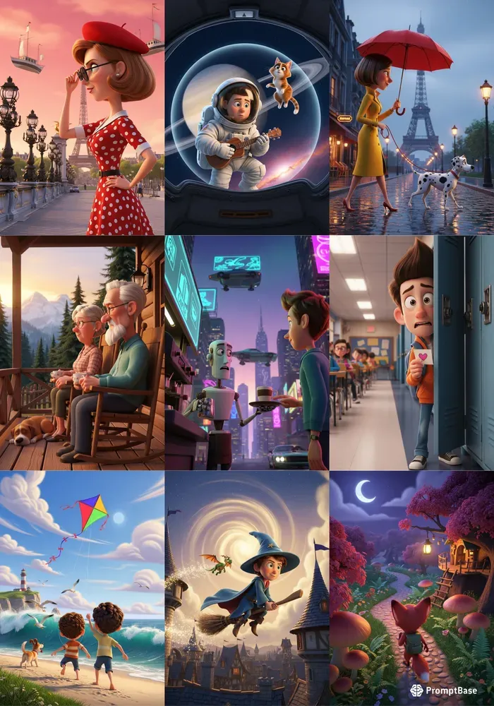 Modern 3d Animation Movie Stills