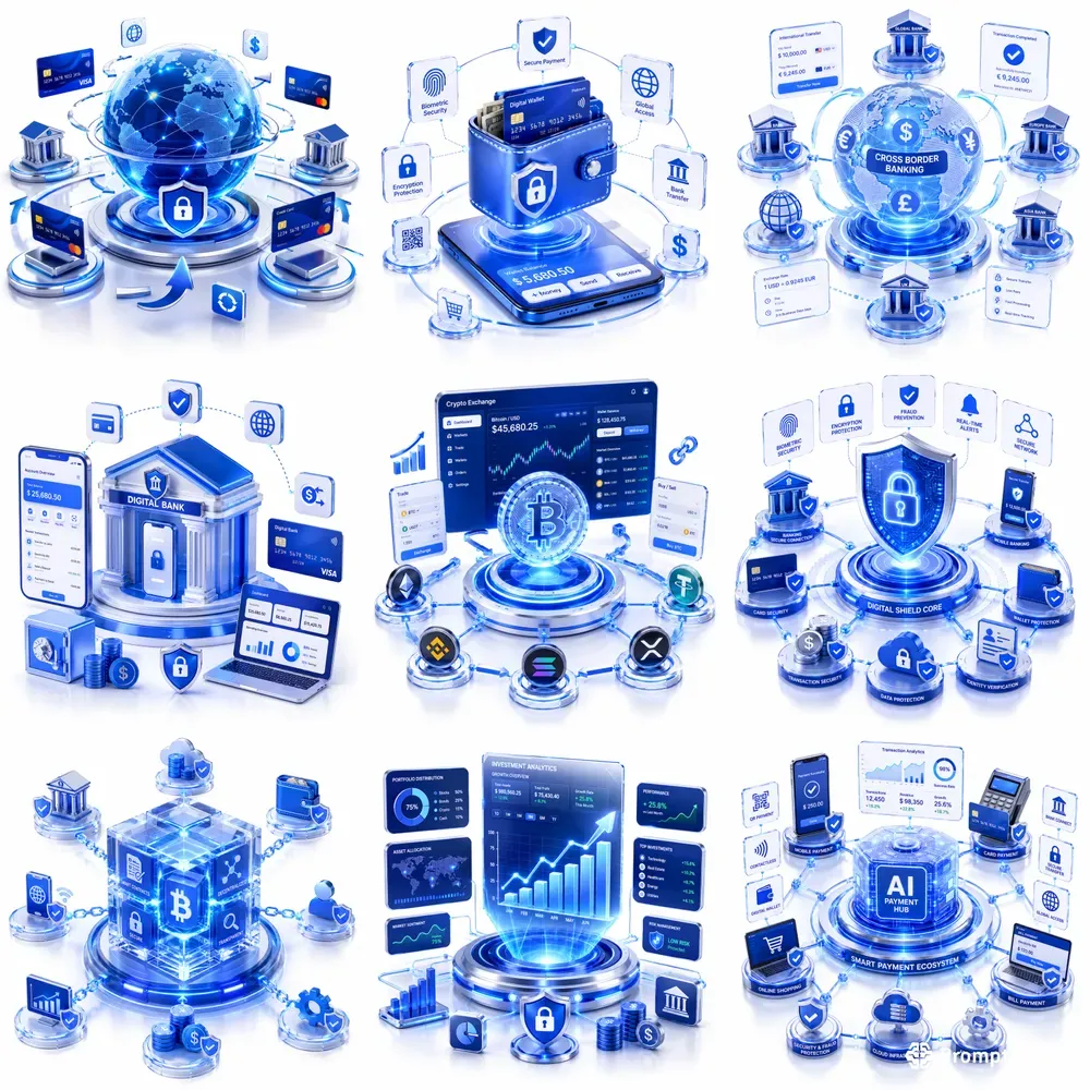 Premium Fintech 3D Icon Collections