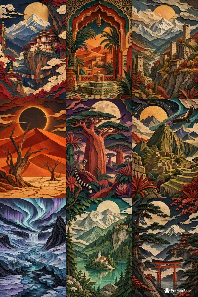 Uncommon Layered Papercut Art