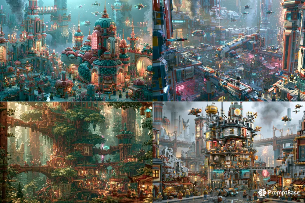 Epic Brick Cinematic Scenes