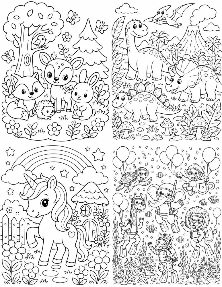 Coloring Page Generator