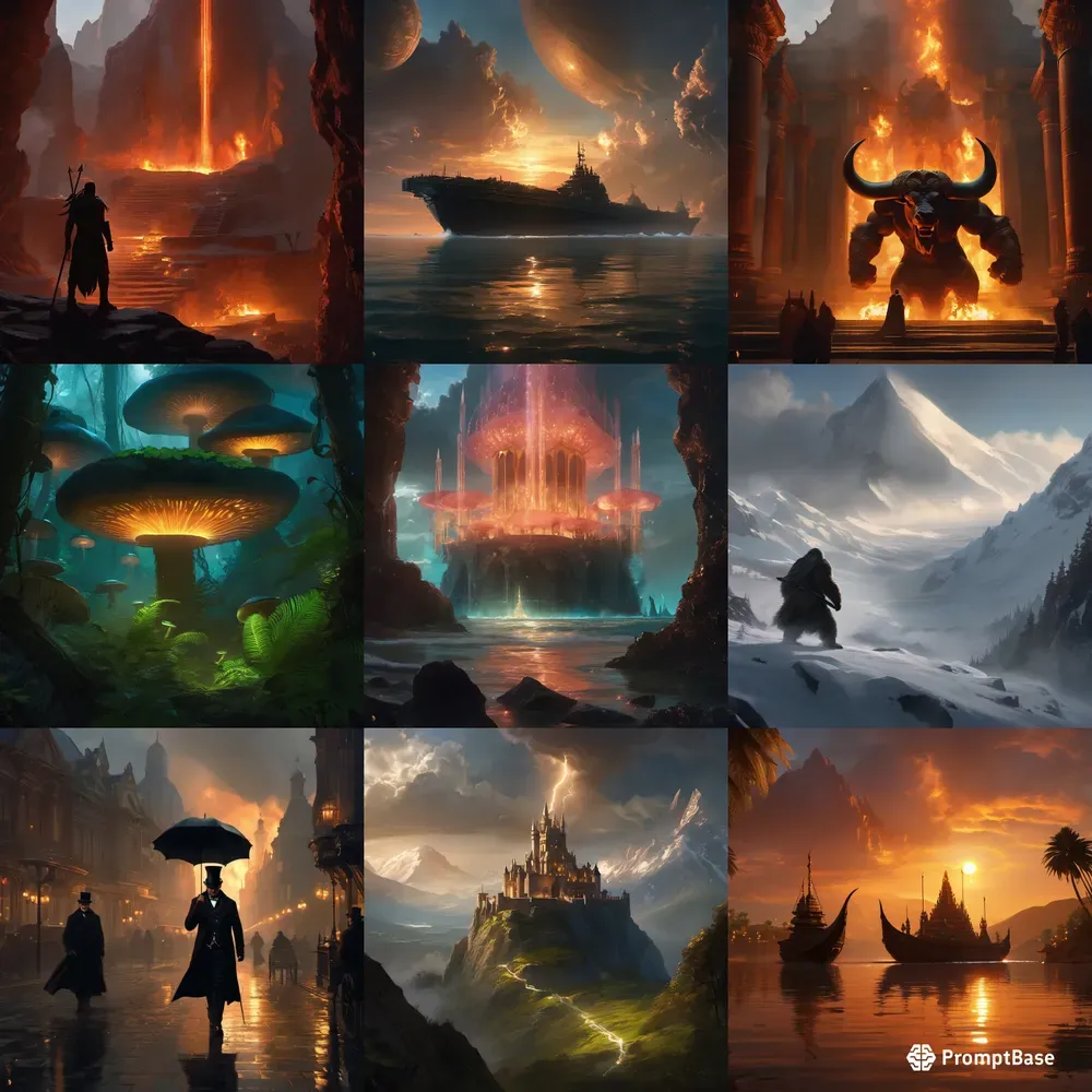 Mythic Saga Matte Keyframe Composers