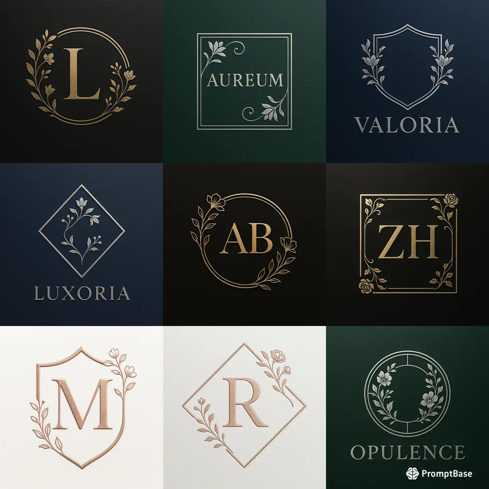 Elegant Minimalist Logos