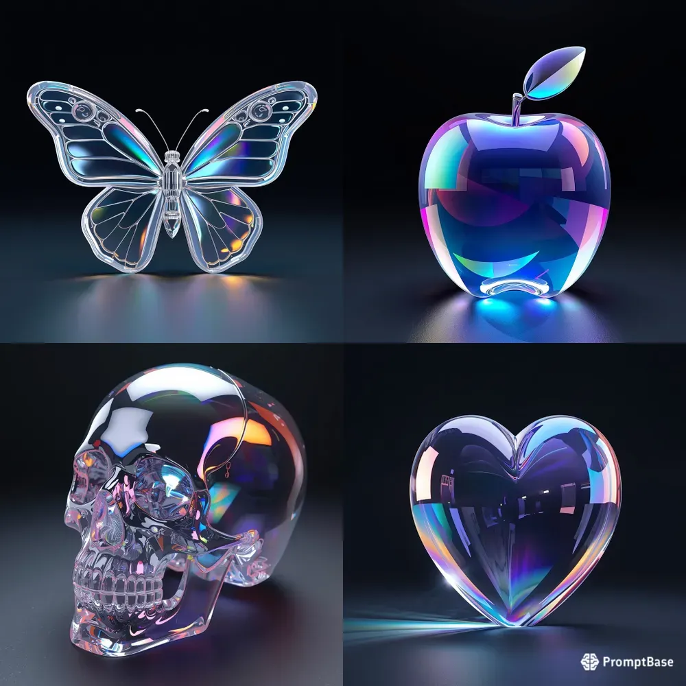 Holographic Glass Object Generator