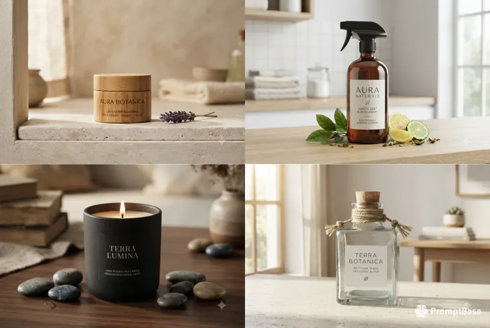 Modern Eco Product Mockups