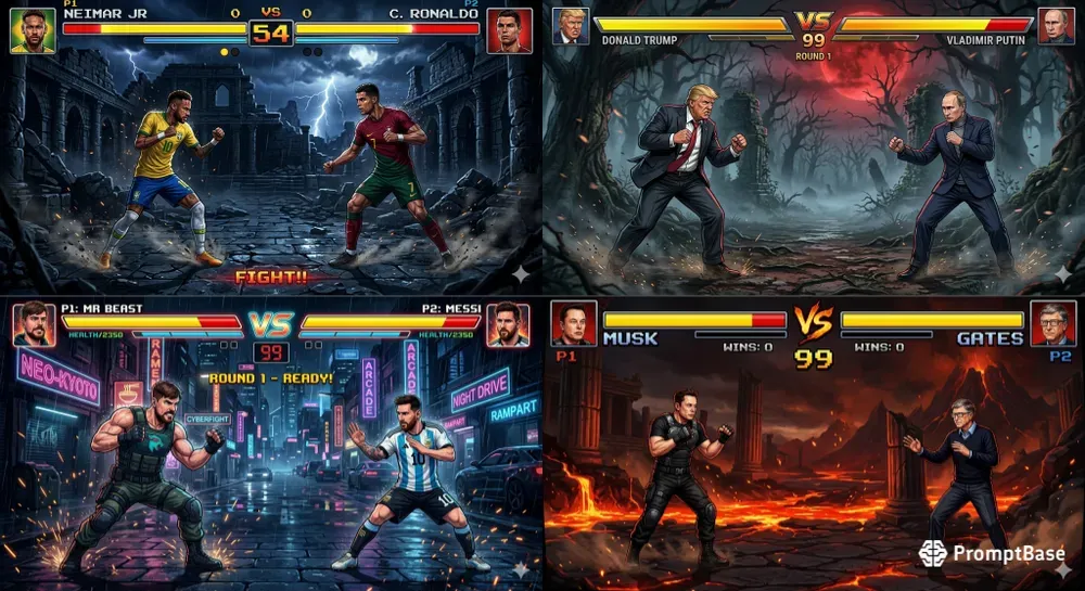 Arcade Fight Screen Images