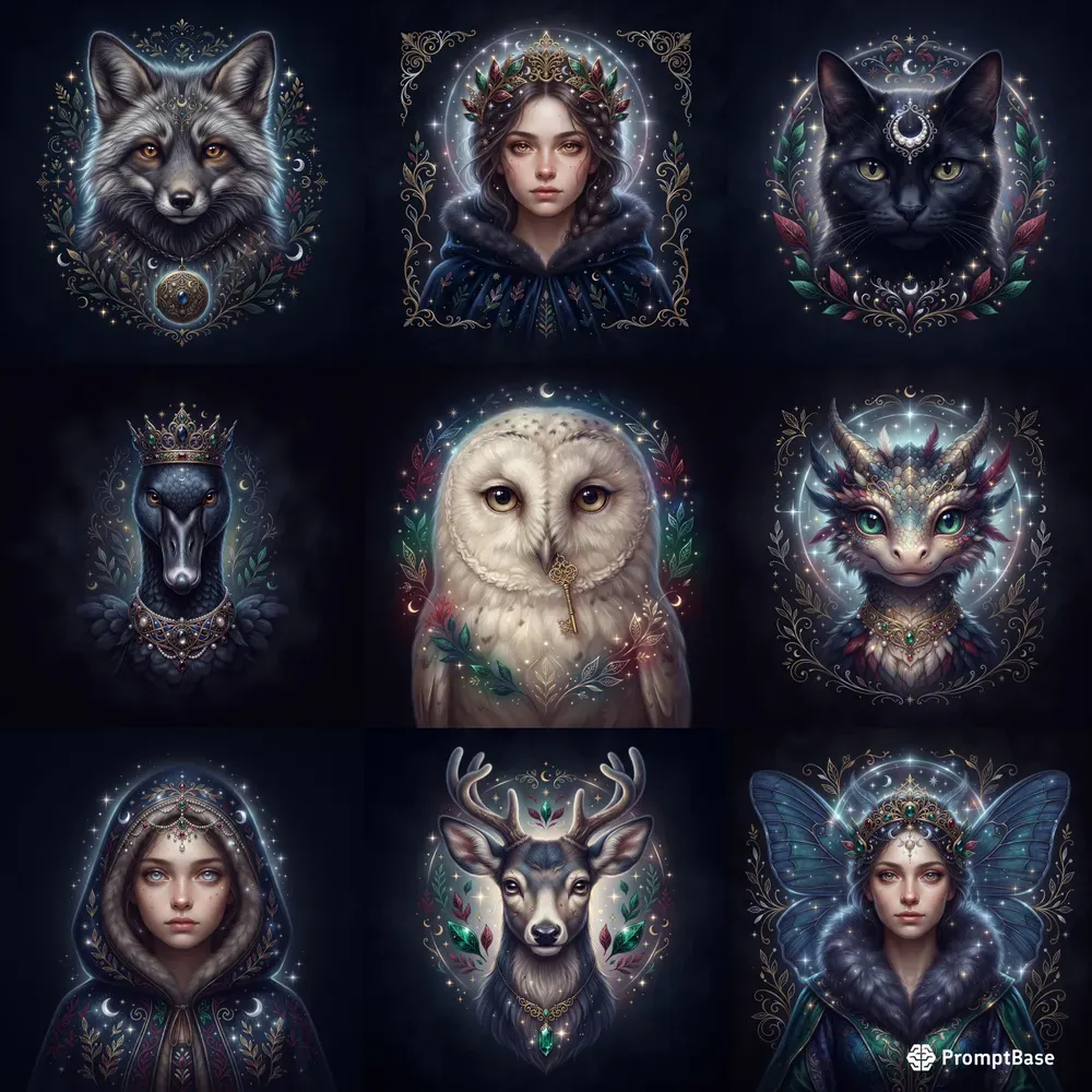 Luminous Mystic Icons