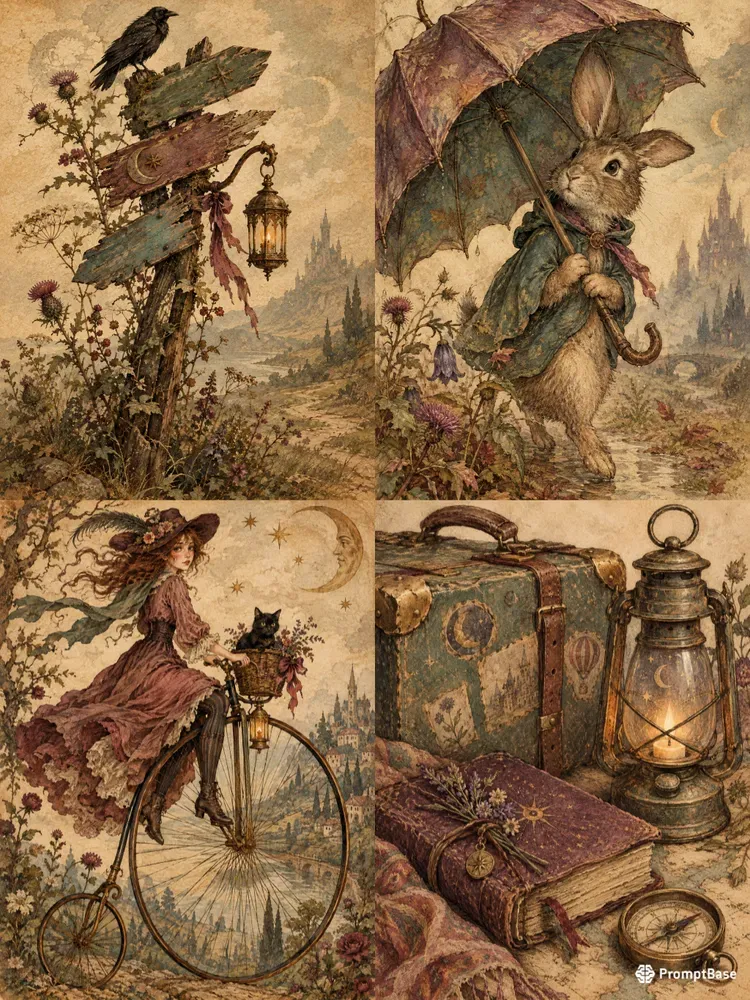 Bohemian Spooky Travelers Pages