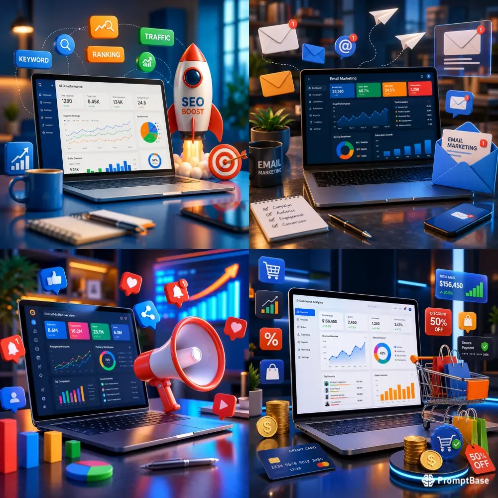 3D Digital Marketing Kits