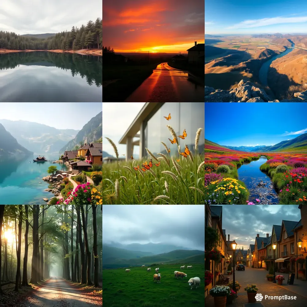 Tranquil European Landscapes