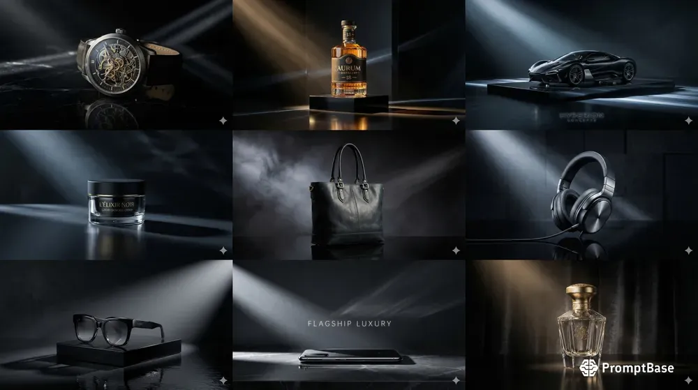Dark Cinematic Luxury Product Showcases