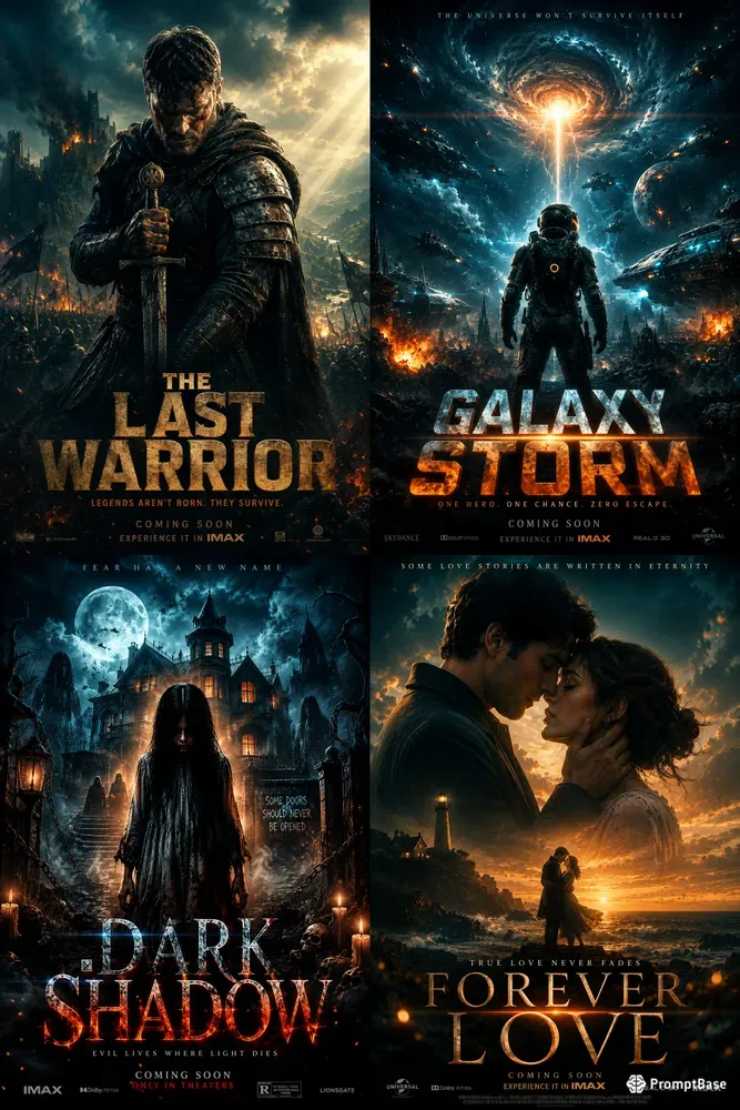 Cinematic Movie Poster Designers Pro