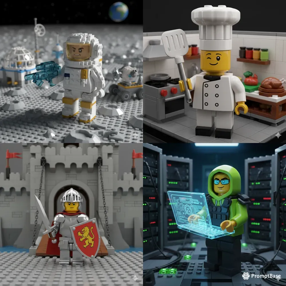 3D Brickbuilt Custom Toy Characters