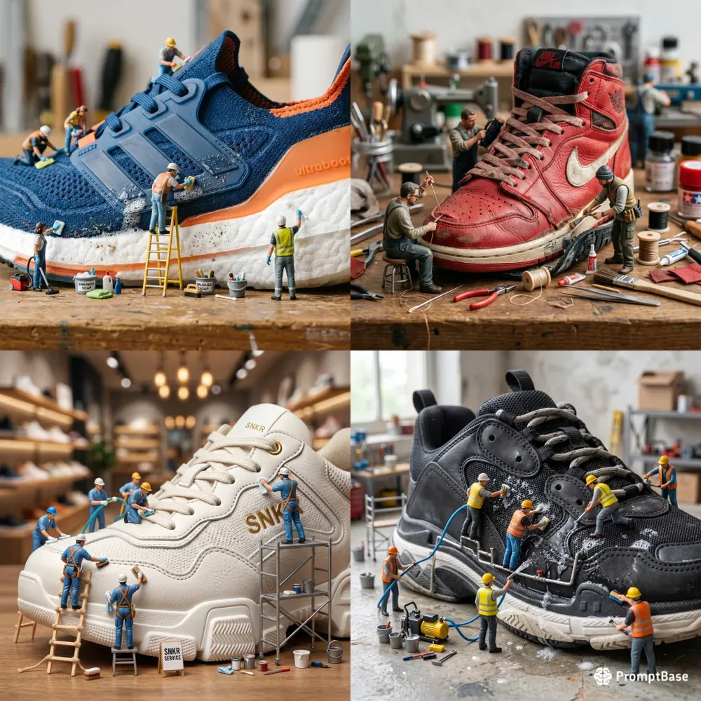 Tiny Sneaker Cleaning Macros
