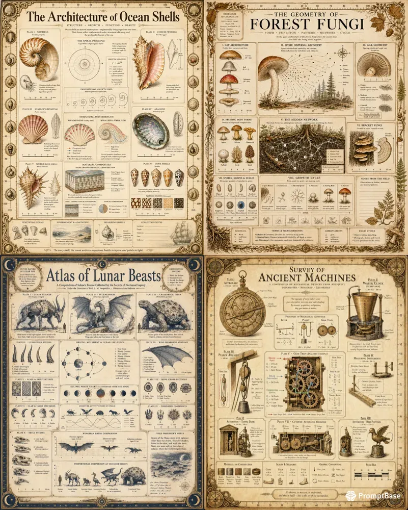 Vintage Science Atlases