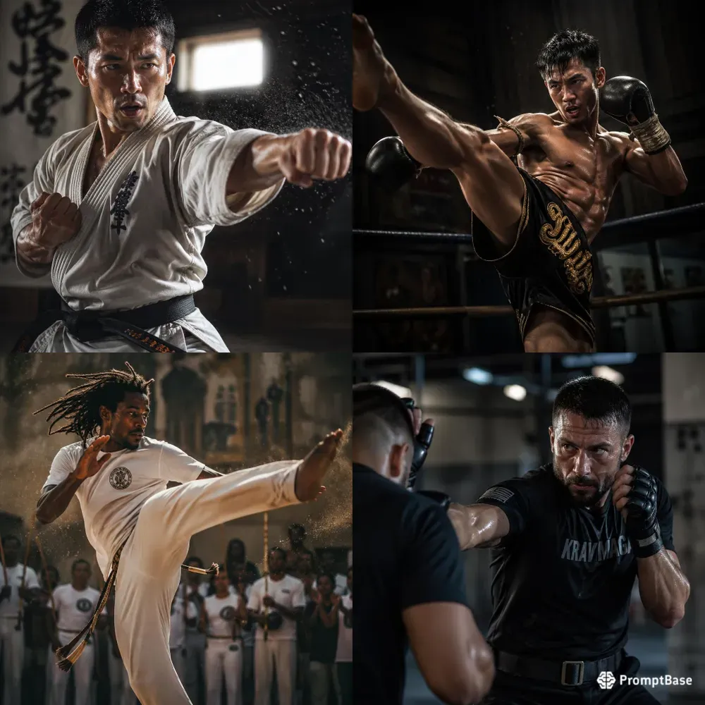 Cinematic Martial Art Portrait Pros