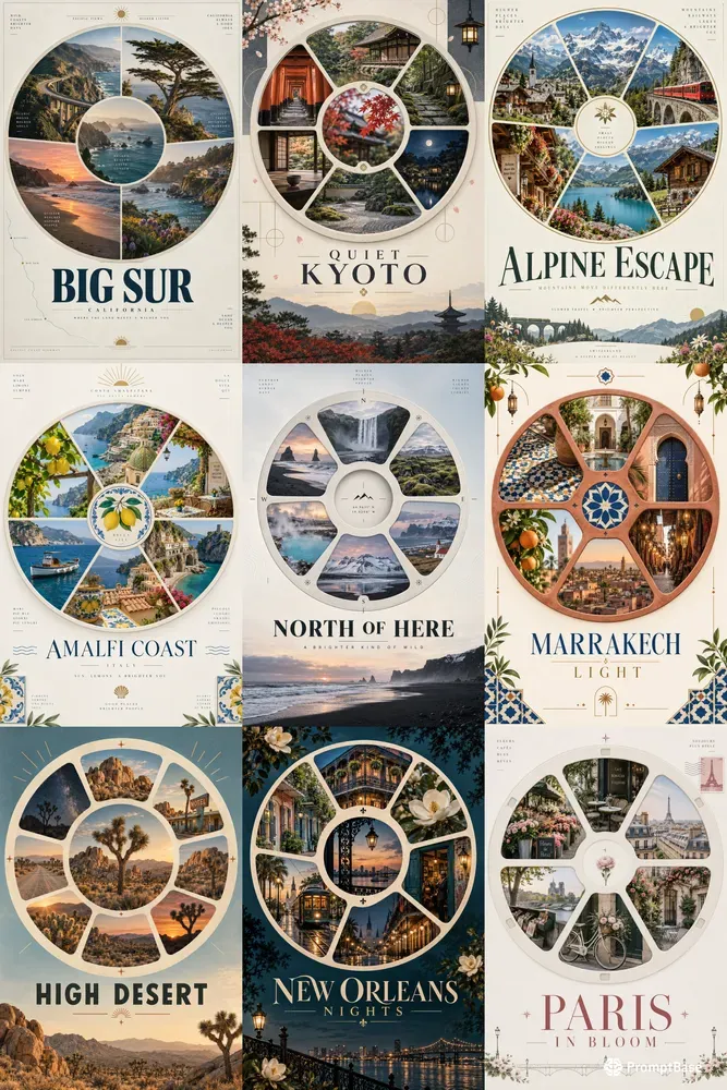 Contemporary Travel Photo Posters
