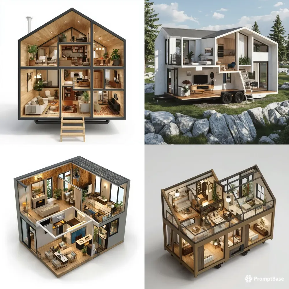 Luxury Tiny House Cutaways